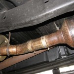 2007 Truck Exhaust Install Connection between muffler and cat